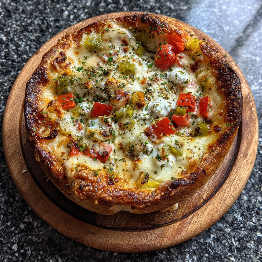 Cottage Cheese Pizza Bowl