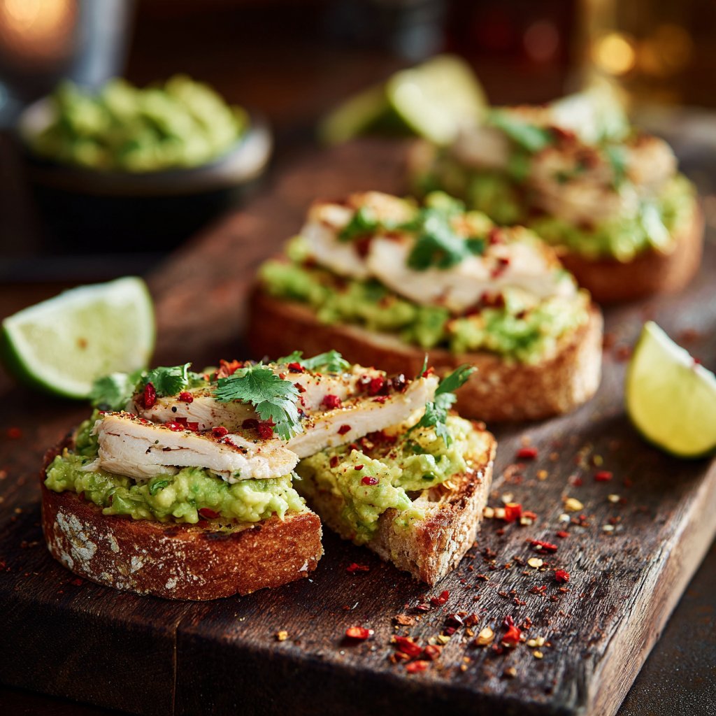 Smashed Avocado Turkey Toast