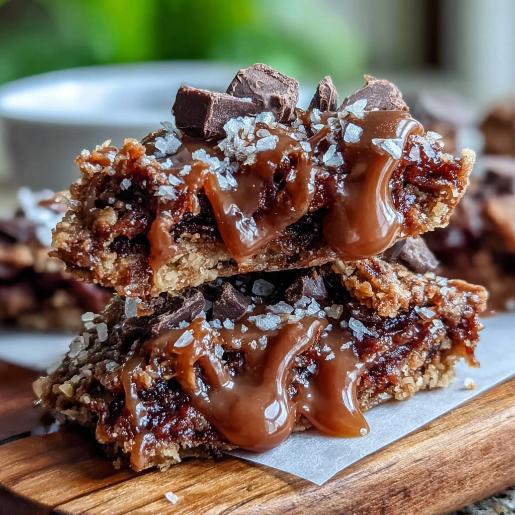 Salted Caramel Brownie Crisps