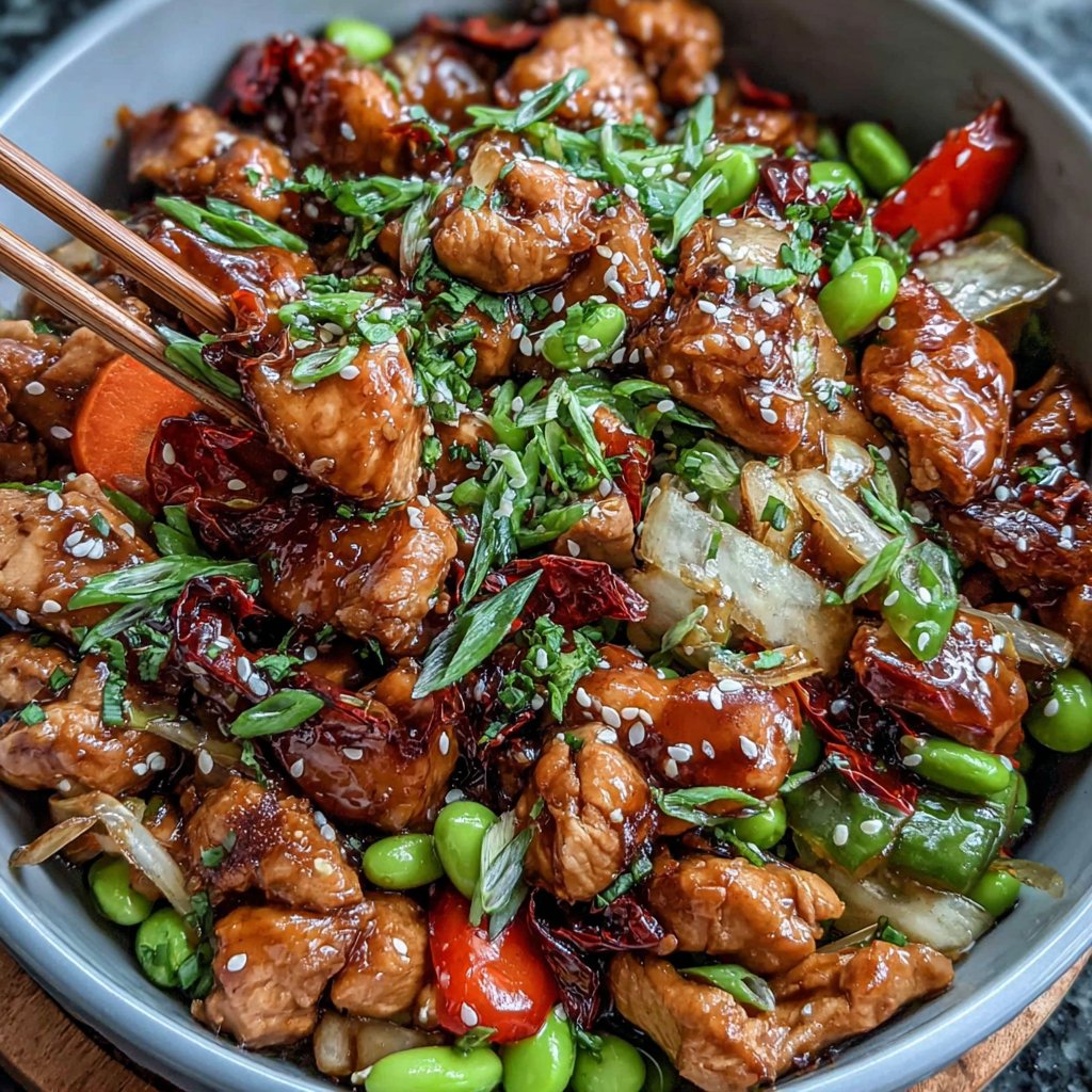 Chicken Stir Fry Edamame