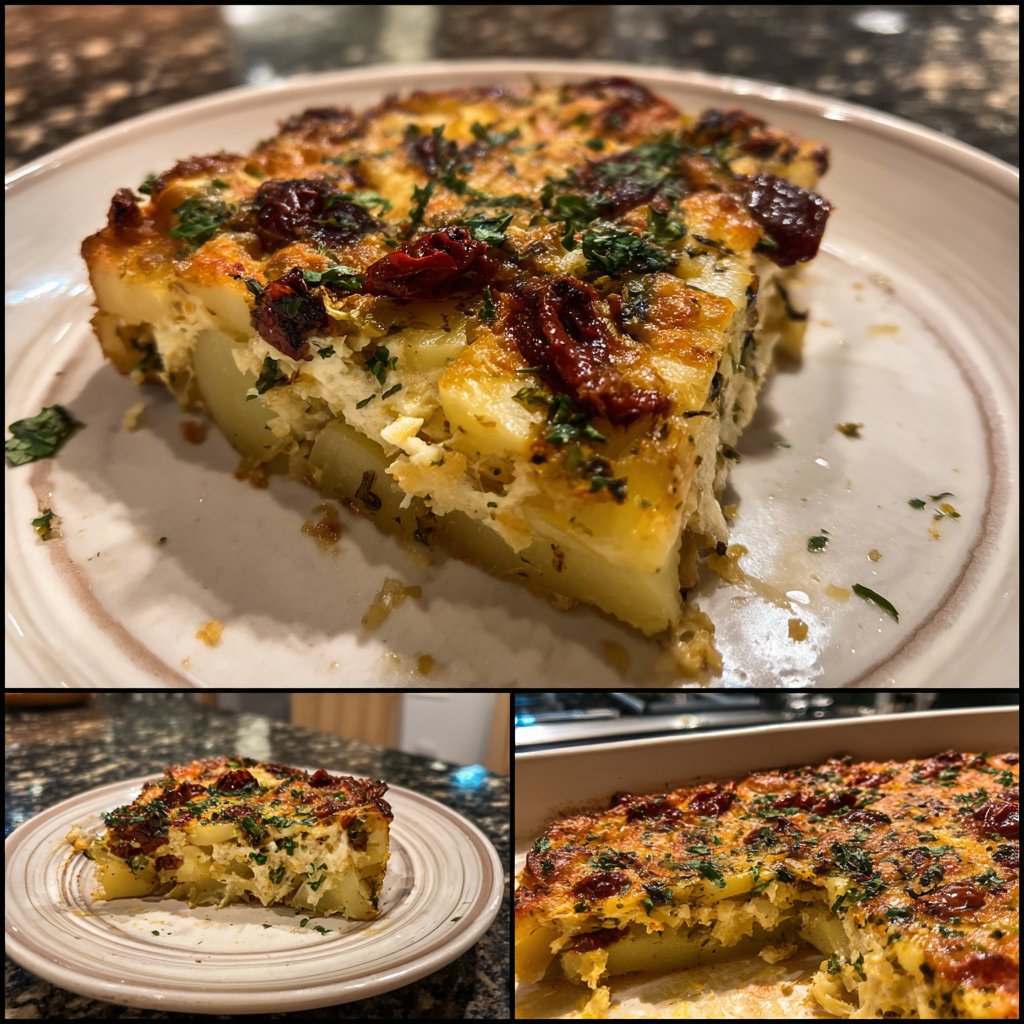 Airfryer Mediterranean Potato Bake