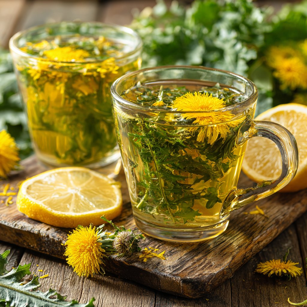 Herbal Dandelion Detox Drink