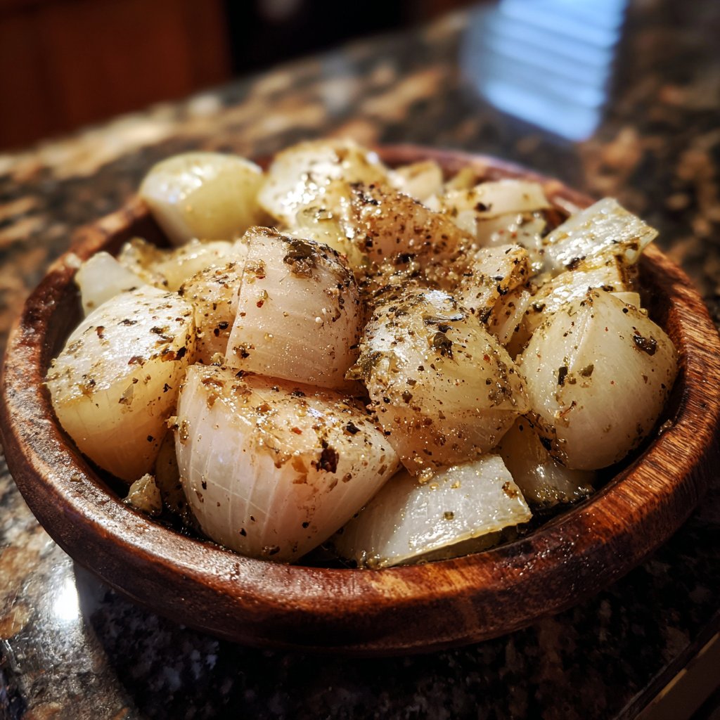 Onion Boil with Cracked Pepper