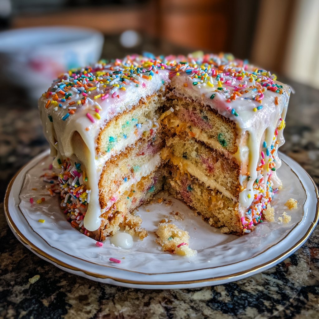 Vintage Eighteen Birthday Cake